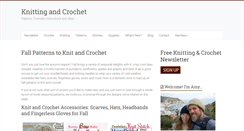 Desktop Screenshot of knittingandcrochet.net